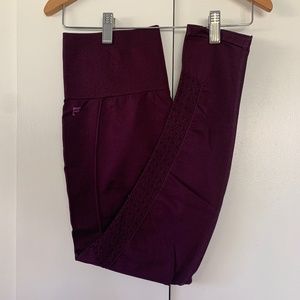 Fabletics Plum Cut Out Leggings